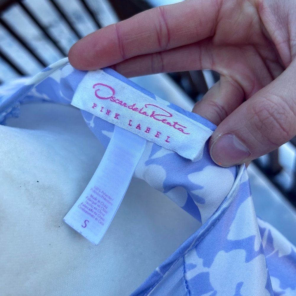 Oscar De La Renta Pink Label Vintage Nighty Set